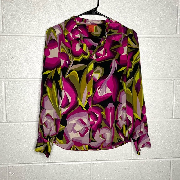Missoni Tops - < Missoni For Target Vibrant Abstract Long Sleeve Top >